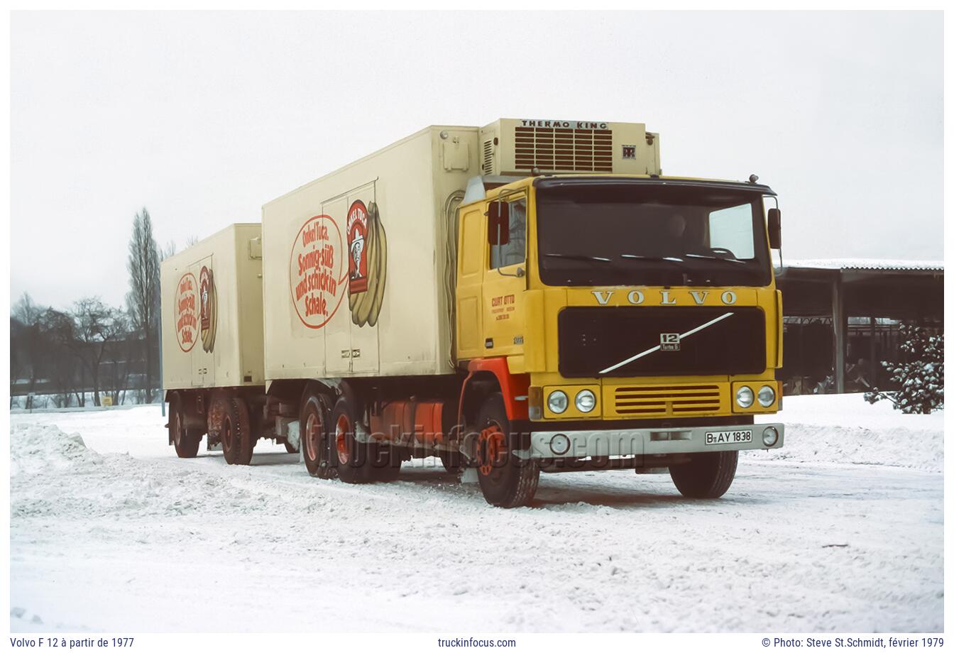 Volvo F 12 à partir de 1977 Photo février 1979