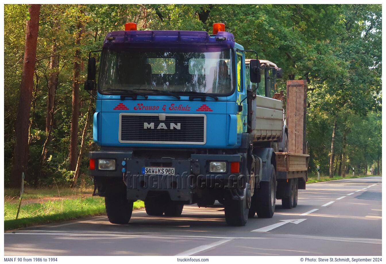 MAN F 90 from 1986 to 1994 Photo September 2024