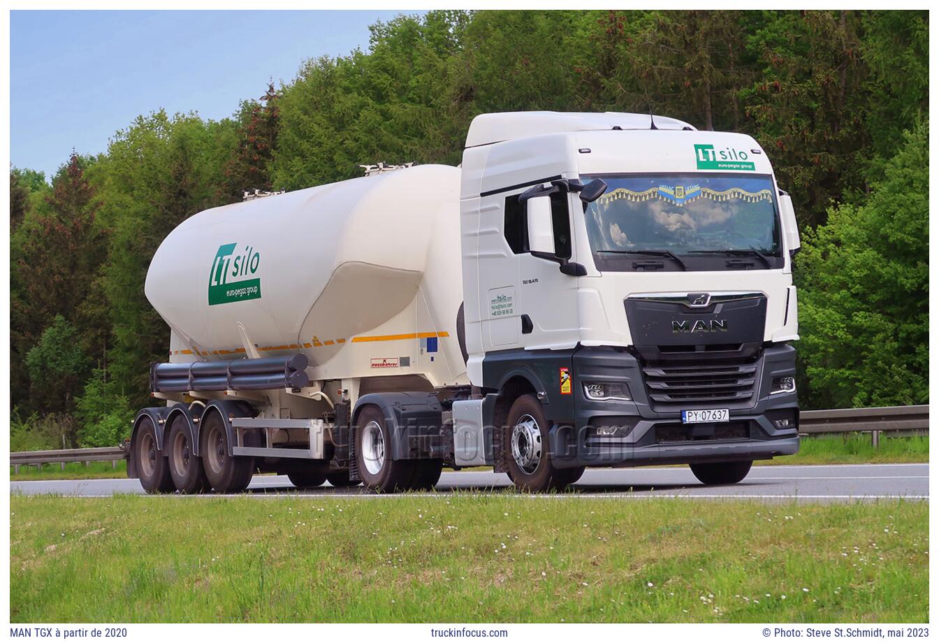 MAN TGX à partir de 2020 Photo mai 2023