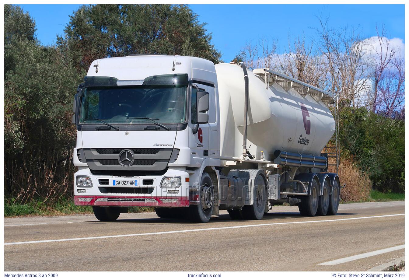 Mercedes Actros 3 ab 2009 Foto März 2019