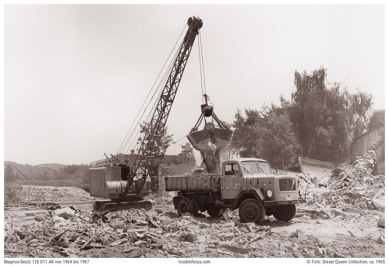 Magirus-Deutz 126 D11 AK von 1964 bis 1967 Foto ca. 1965