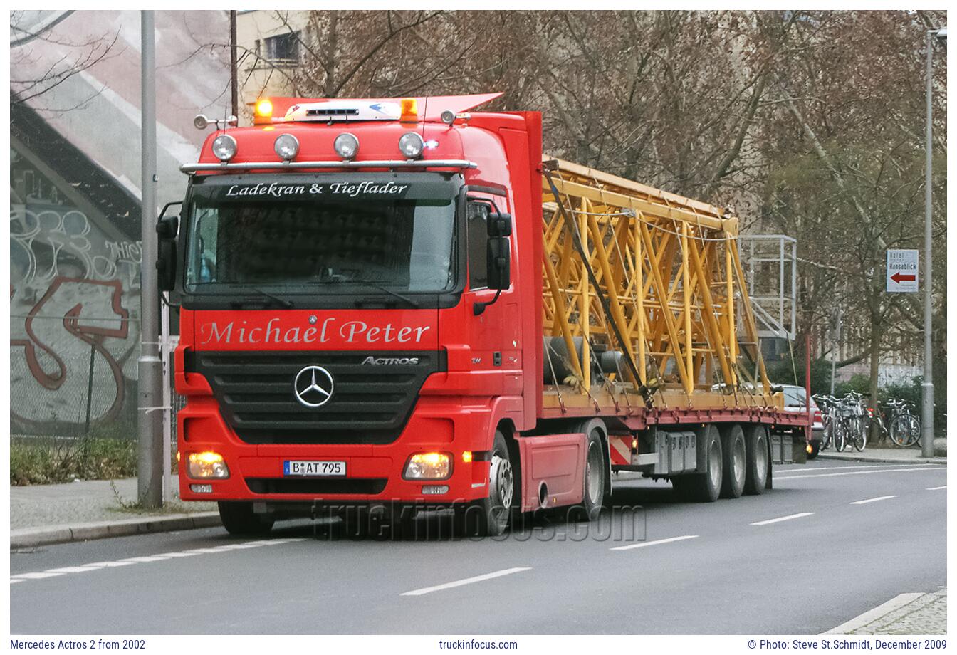 Mercedes Actros 2 from 2002 Photo December 2009