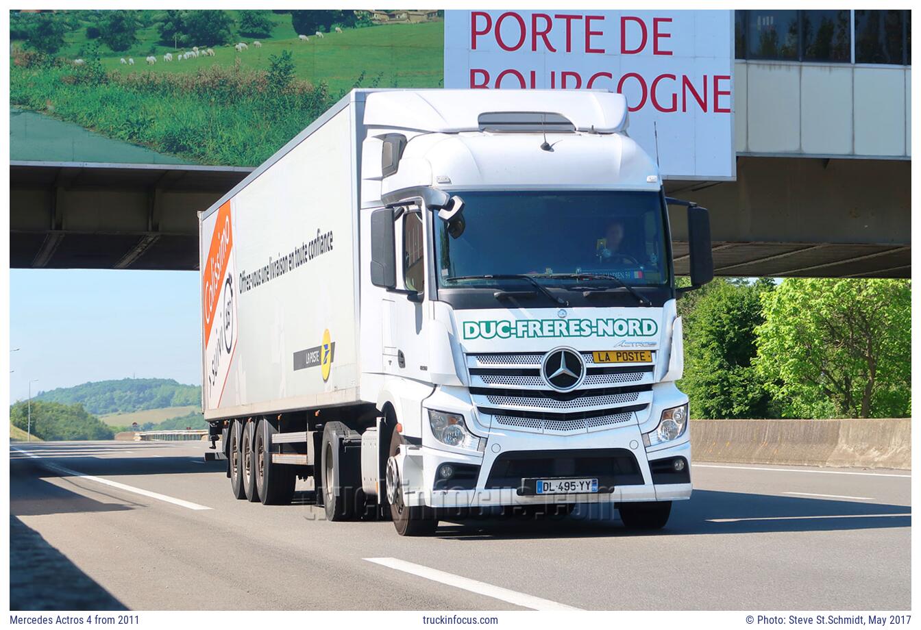 Mercedes Actros 4 from 2011 Photo May 2017
