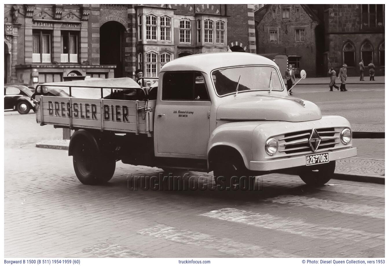 Borgward B 1500 (B 511) 1954-1959 (60) Photo vers 1953