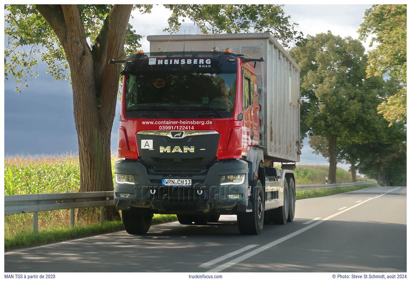 MAN TGS à partir de 2020 Photo août 2024