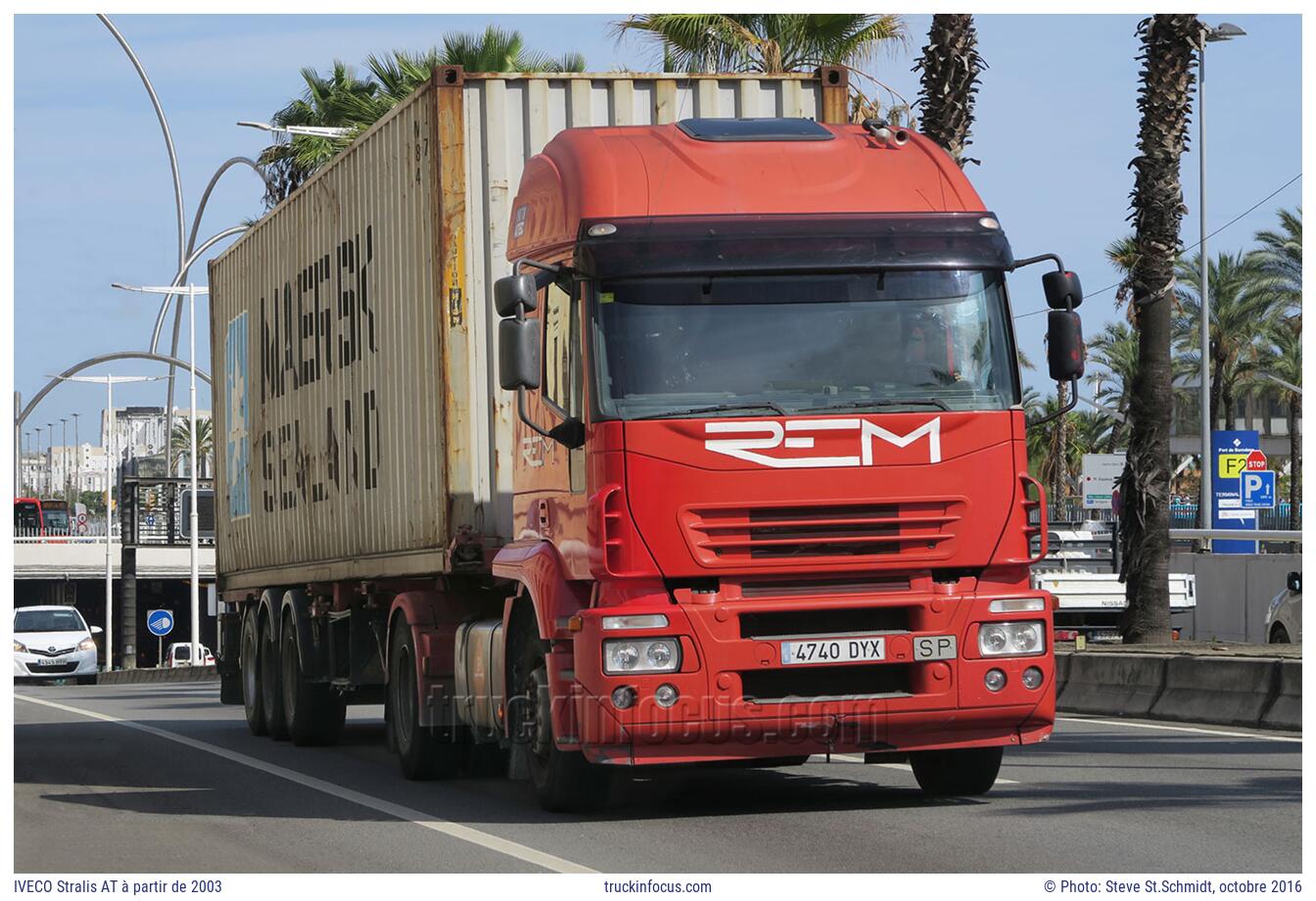 IVECO Stralis AT à partir de 2003 Photo octobre 2016