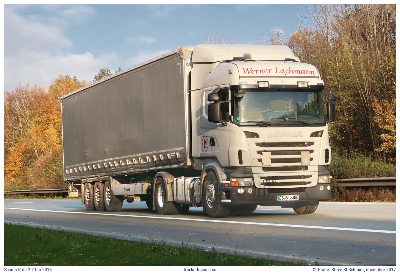 Scania R de 2010 à 2013 Photo novembre 2017