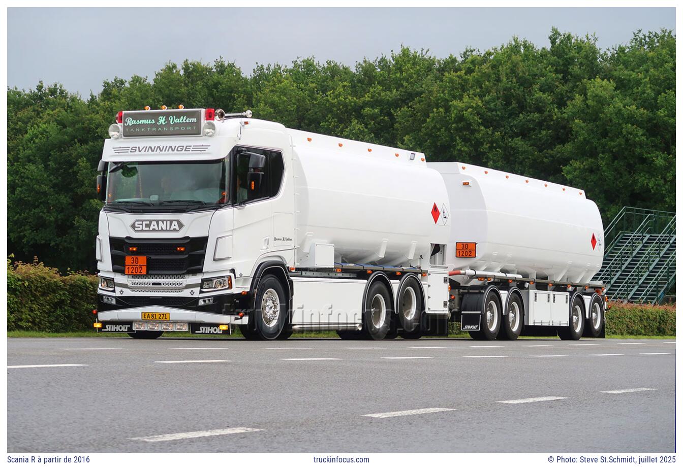Scania R à partir de 2016 Photo juillet 2025