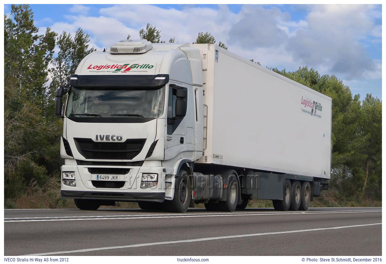 IVECO Stralis Hi-Way AS from 2012 Photo December 2016