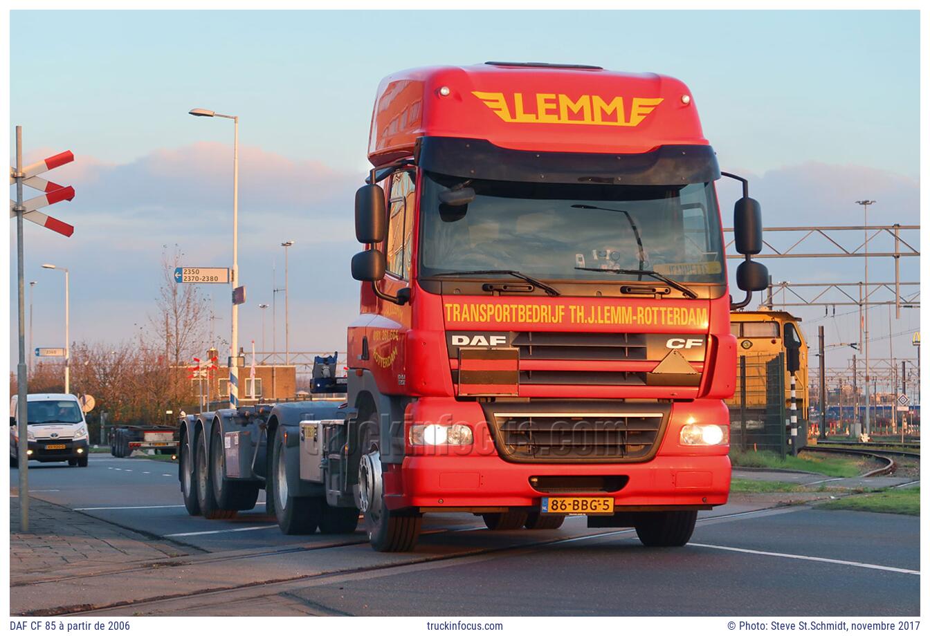 DAF CF 85 à partir de 2006 Photo novembre 2017