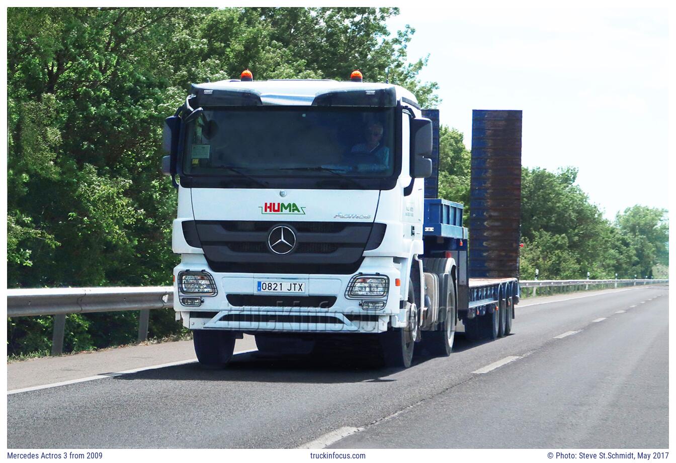 Mercedes Actros 3 from 2009 Photo May 2017
