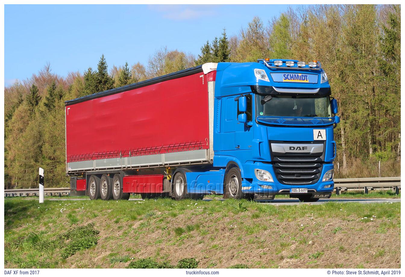 DAF XF from 2017 Photo April 2019