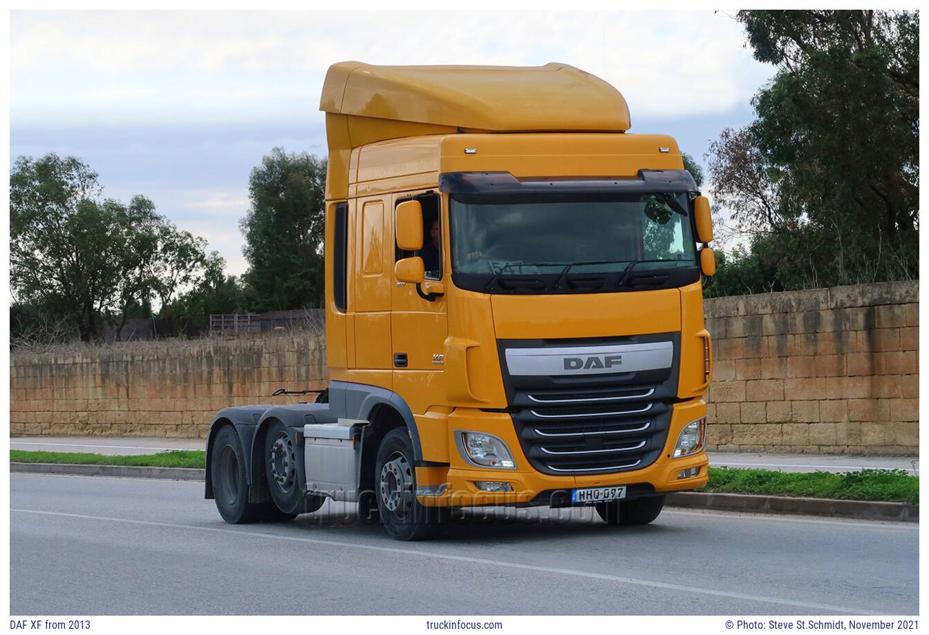 DAF XF from 2013 Photo November 2021