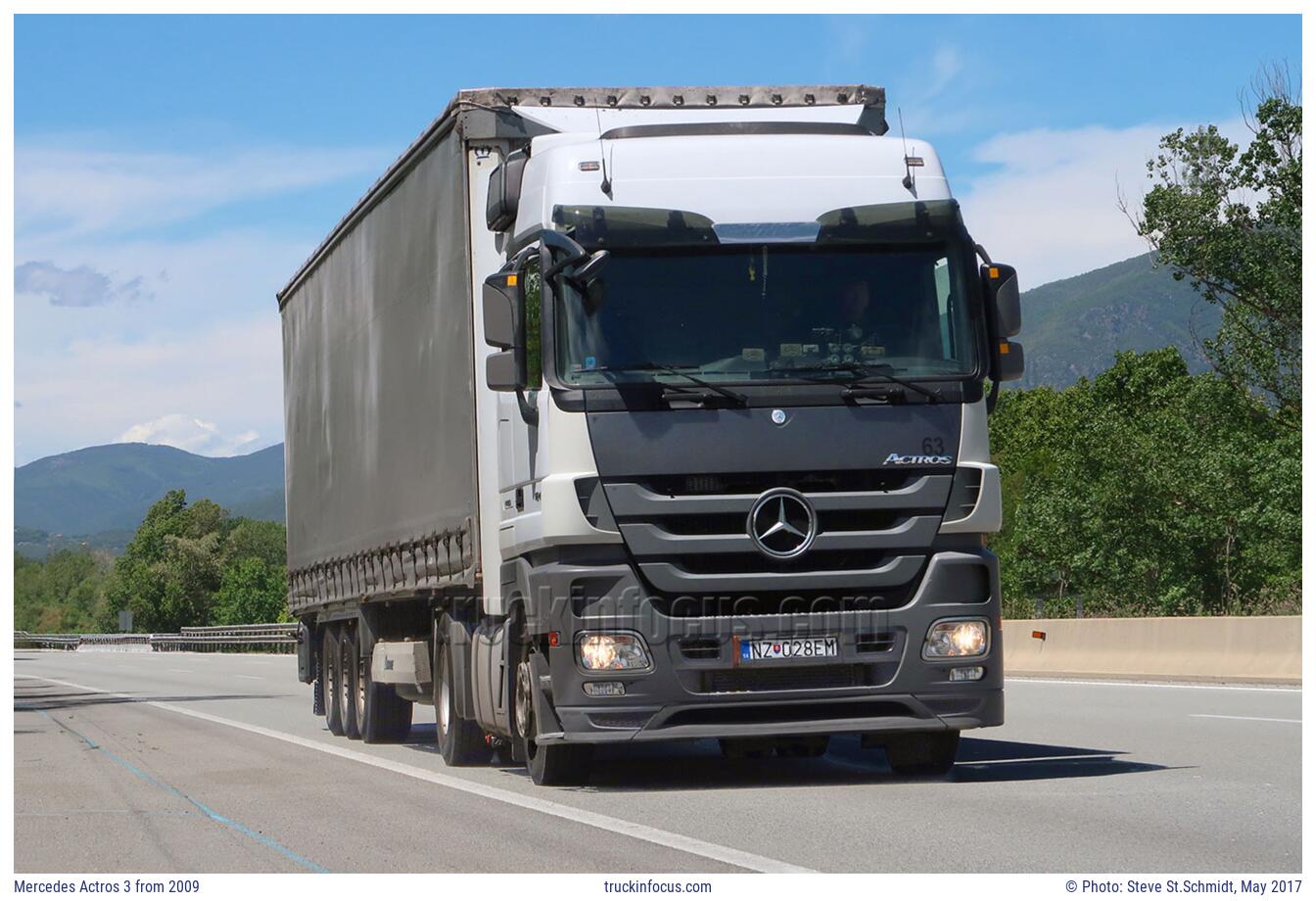 Mercedes Actros 3 from 2009 Photo May 2017