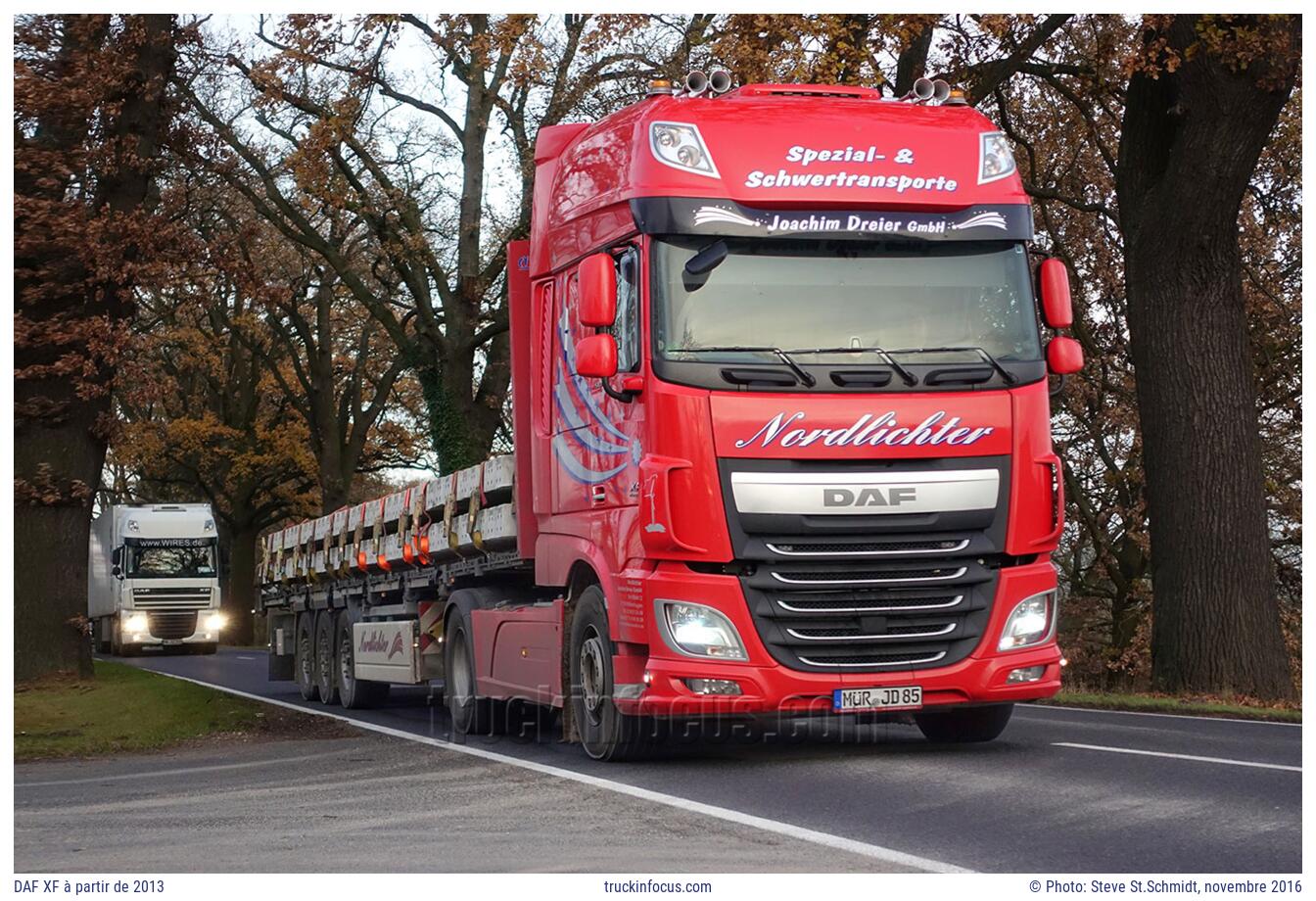 DAF XF à partir de 2013 Photo novembre 2016