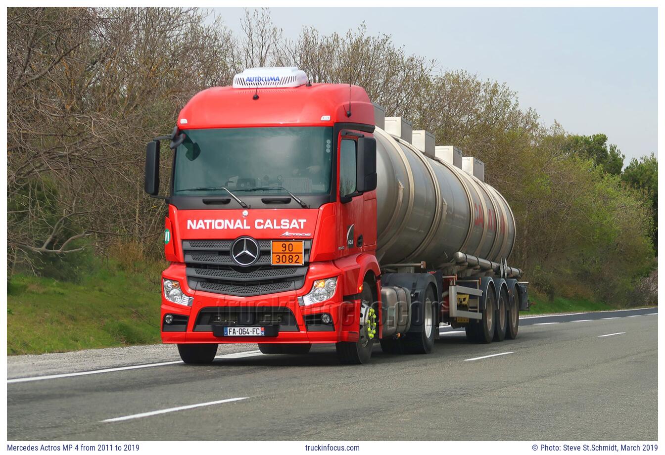 Mercedes Actros MP 4 from 2011 to 2019 Photo March 2019