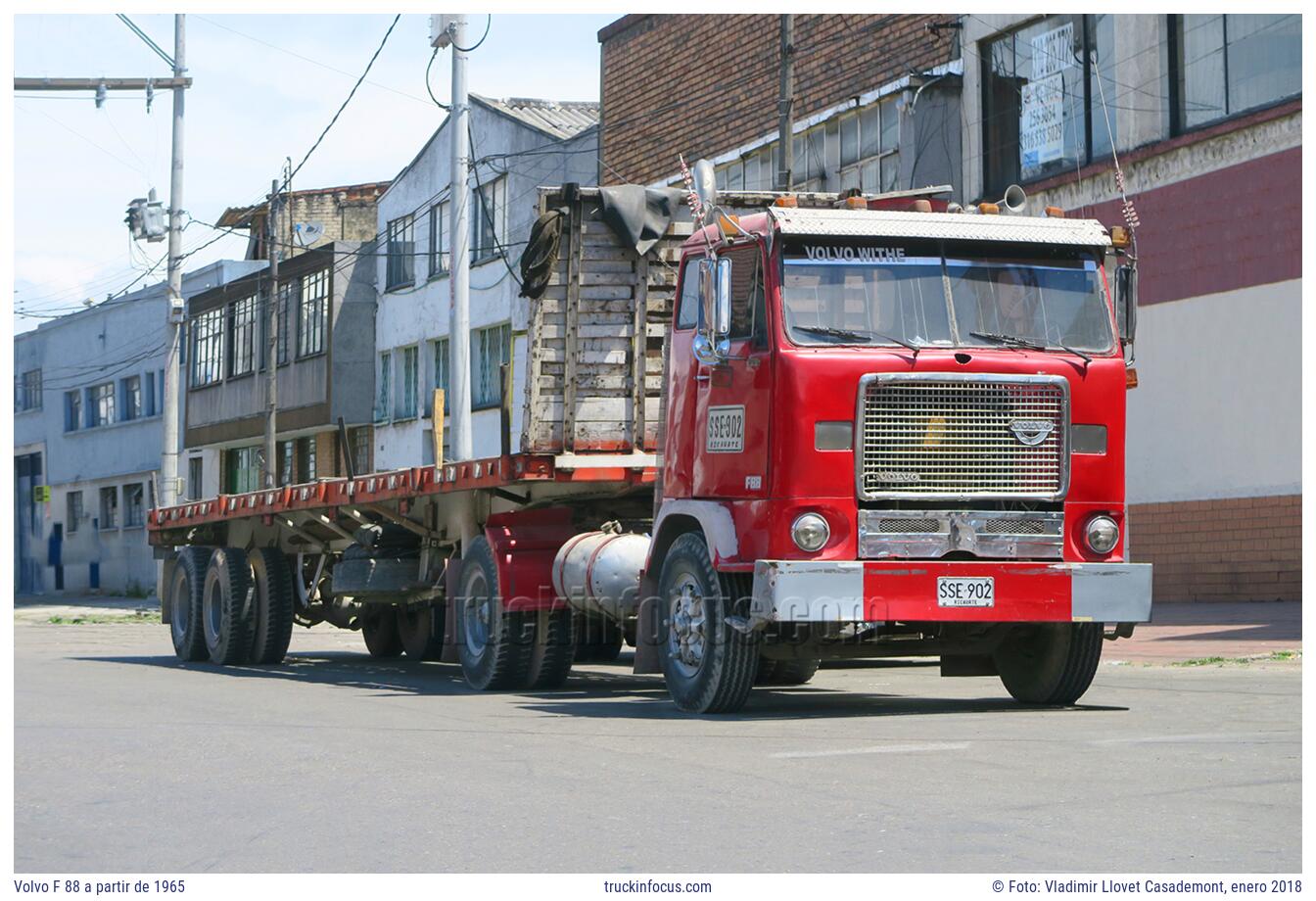 Volvo F 88 a partir de 1965 Foto enero 2018