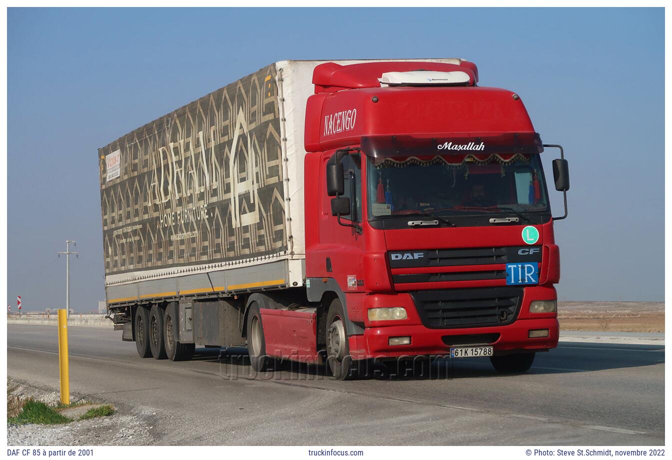 DAF CF 85 à partir de 2001 Photo novembre 2022