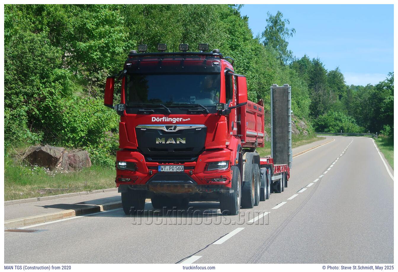 MAN TGS (Construction) from 2020 Photo May 2025
