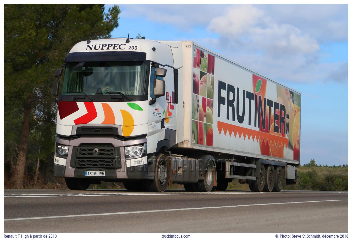 Renault T High à partir de 2013 Photo décembre 2016