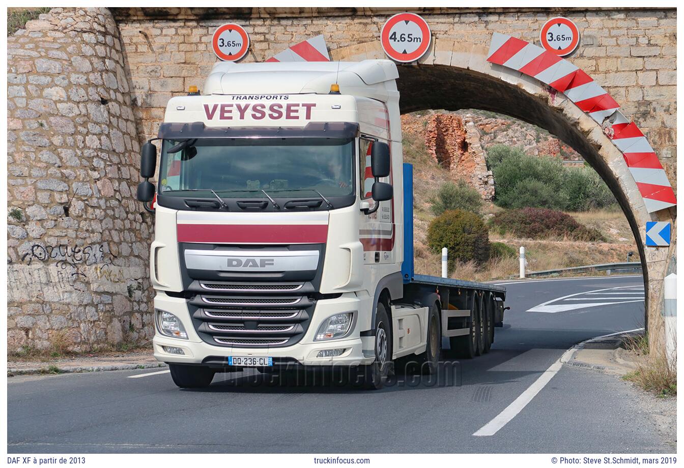 DAF XF à partir de 2013 Photo mars 2019