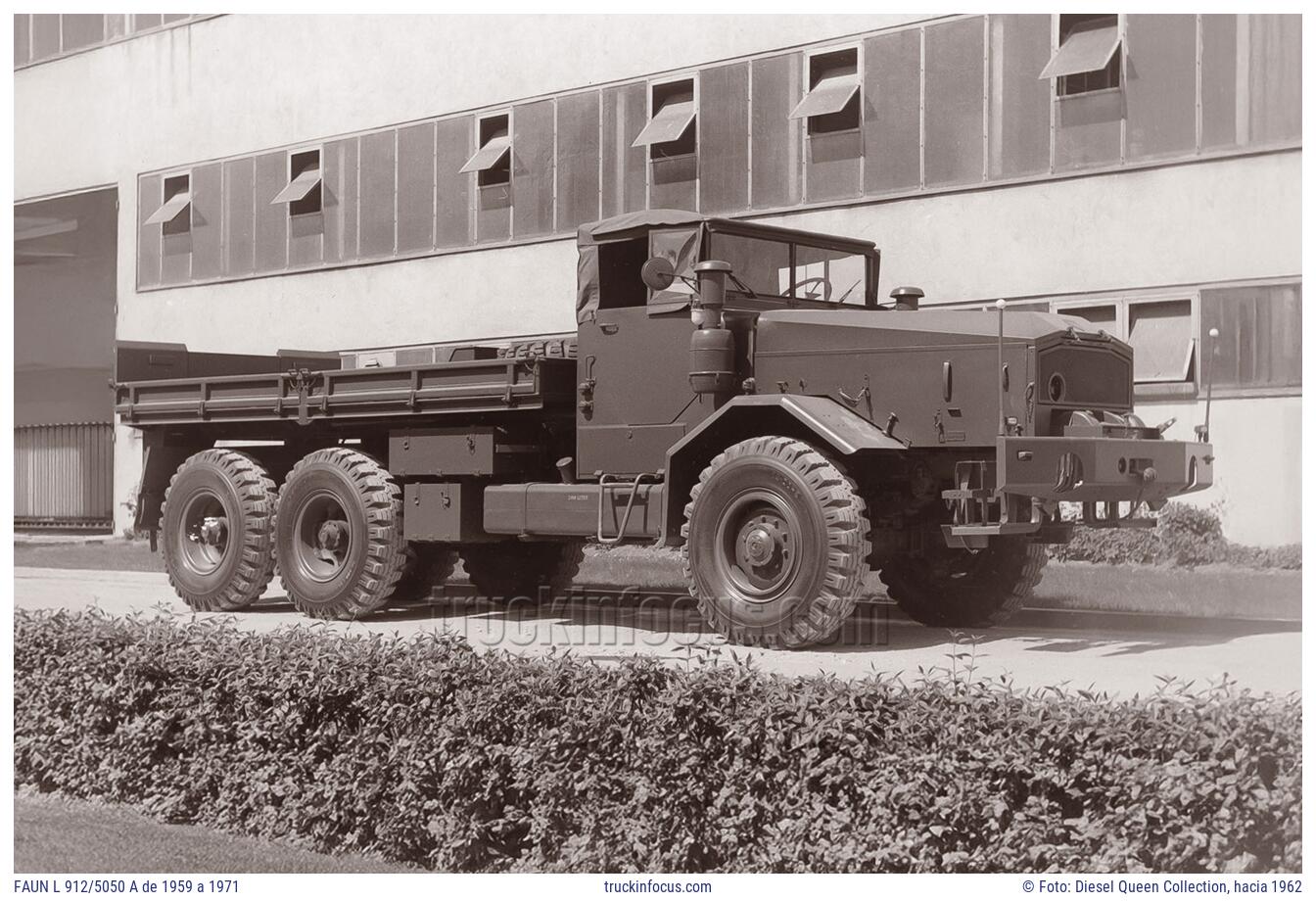 FAUN L 912/5050 A de 1959 a 1971 Foto hacia 1962