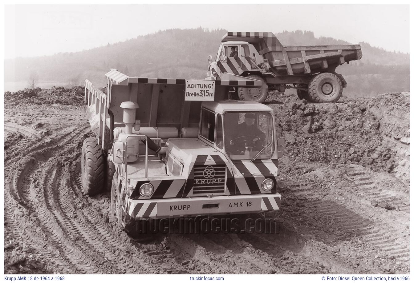 Krupp AMK 18 de 1964 a 1968 Foto hacia 1966