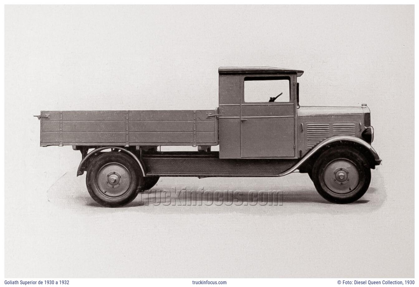 Goliath Superior de 1930 a 1932 Foto 1930