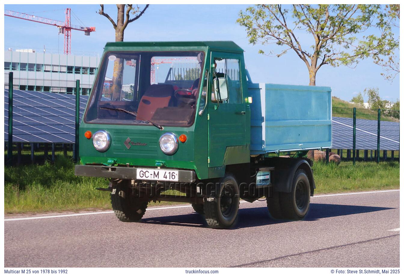 Multicar M 25 von 1978 bis 1992 Foto Mai 2025