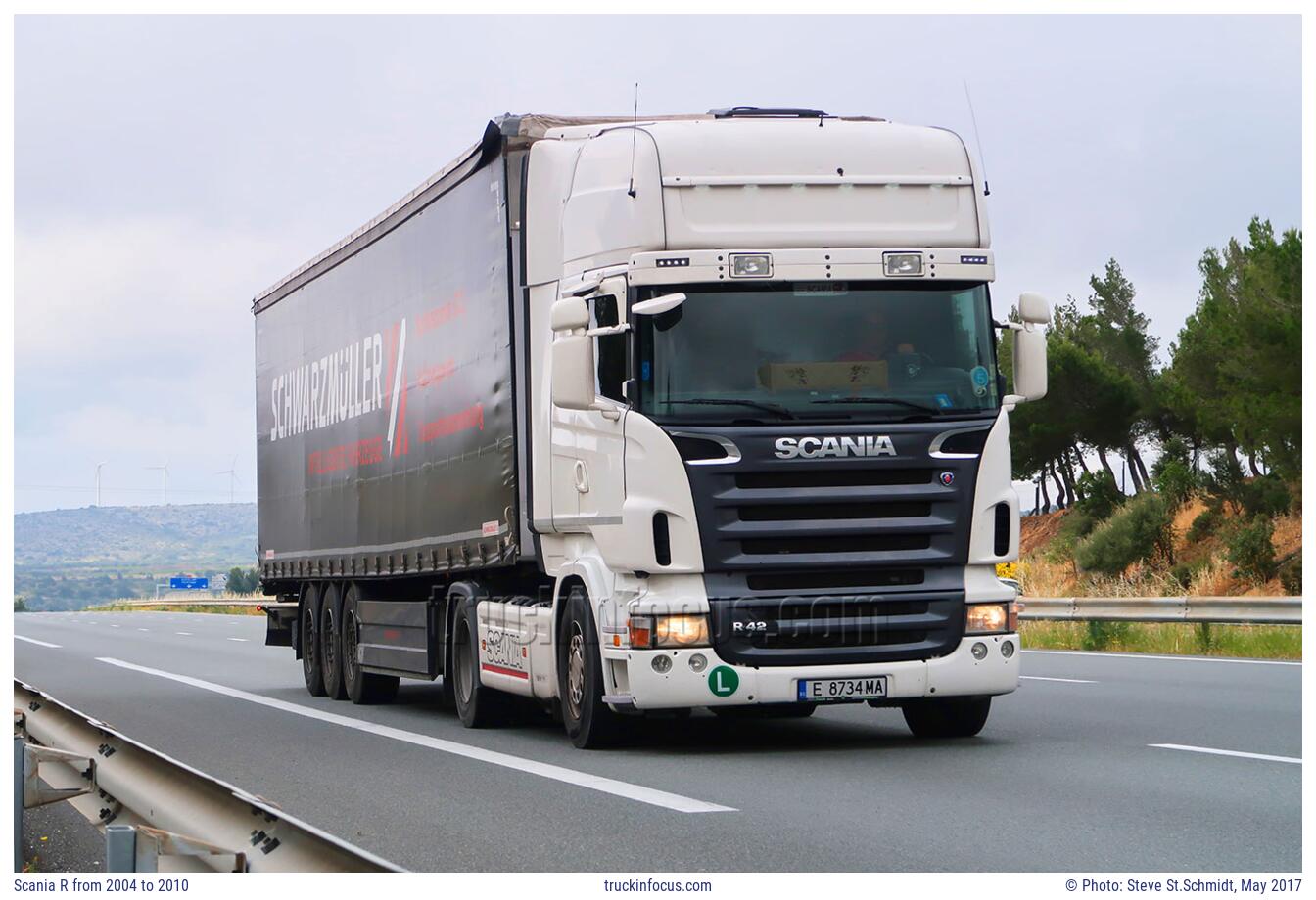 Scania R from 2004 to 2010 Photo May 2017