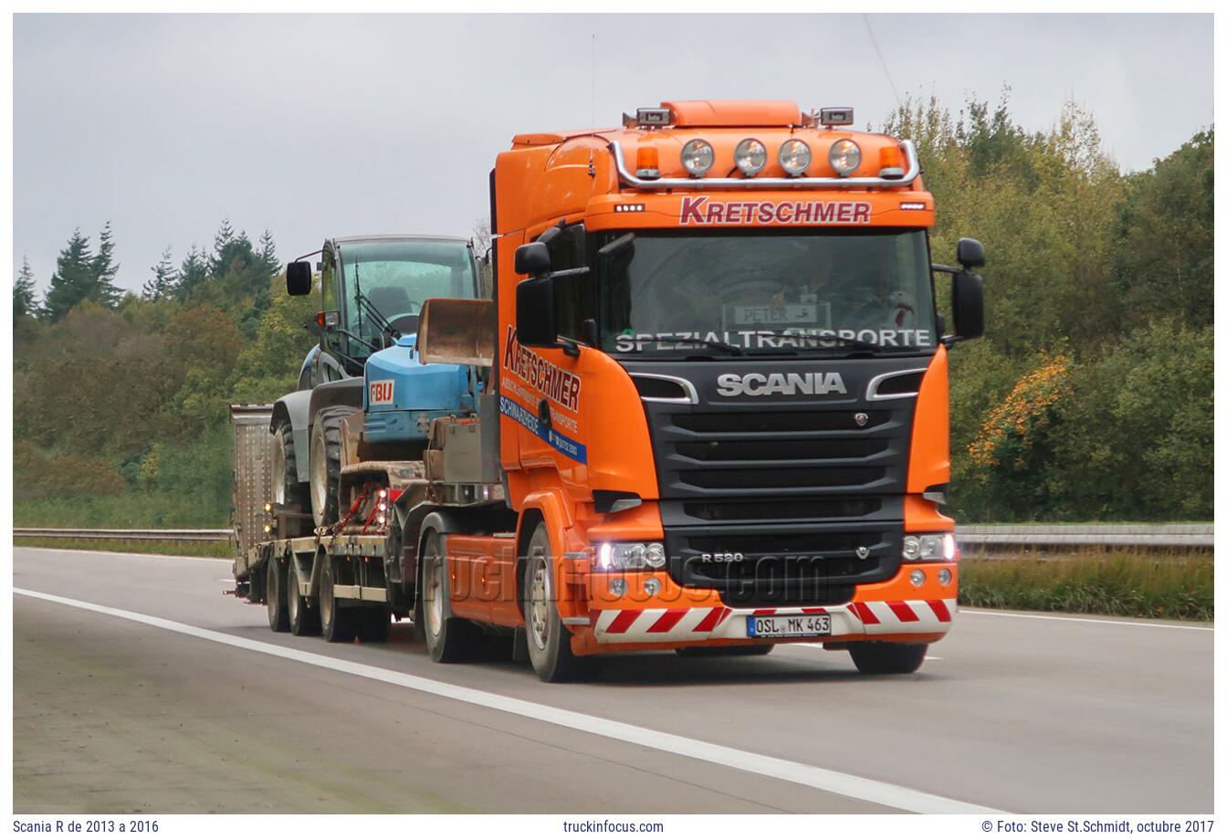 Scania R de 2013 a 2016 Foto octubre 2017