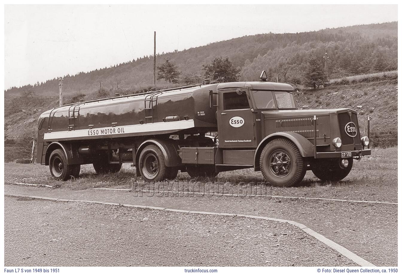 Faun L7 S von 1949 bis 1951 Foto ca. 1950