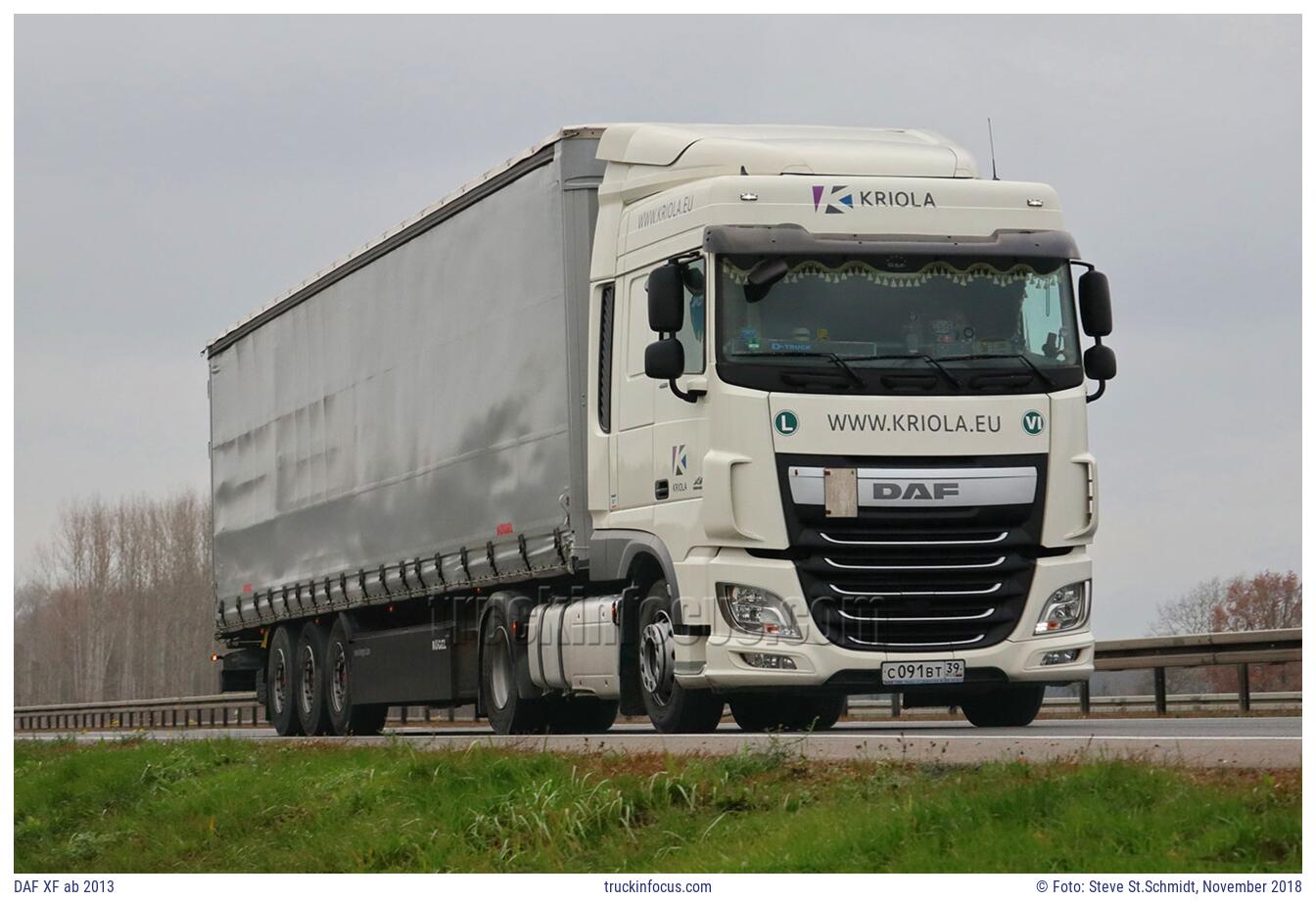 DAF XF ab 2013 Foto November 2018