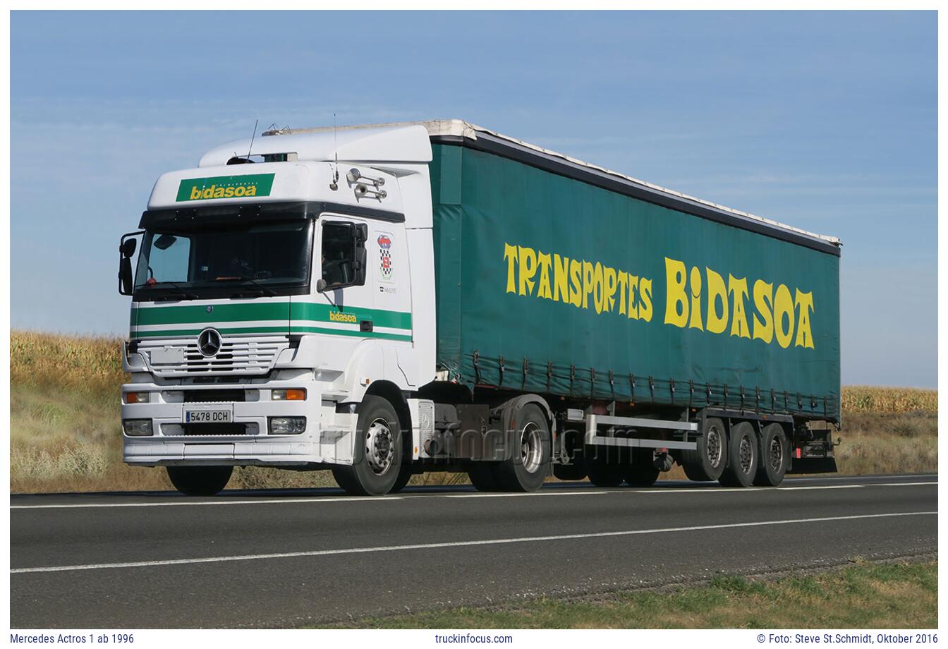 Mercedes Actros 1 ab 1996 Foto Oktober 2016