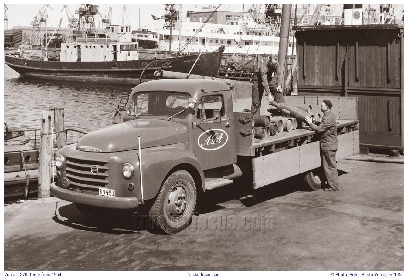 Volvo L 370 Brage from 1954 Photo ca. 1959