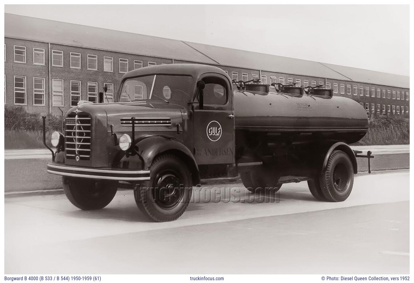 Borgward B 4000 (B 533 / B 544) 1950-1959 (61) Photo vers 1952