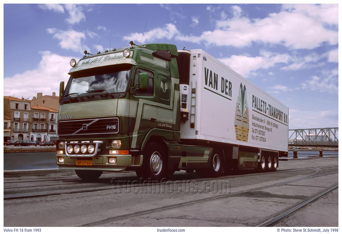 Volvo FH 16 from 1993 Photo July 1998