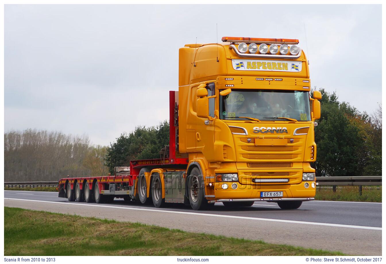 Scania R from 2010 to 2013 Photo October 2017