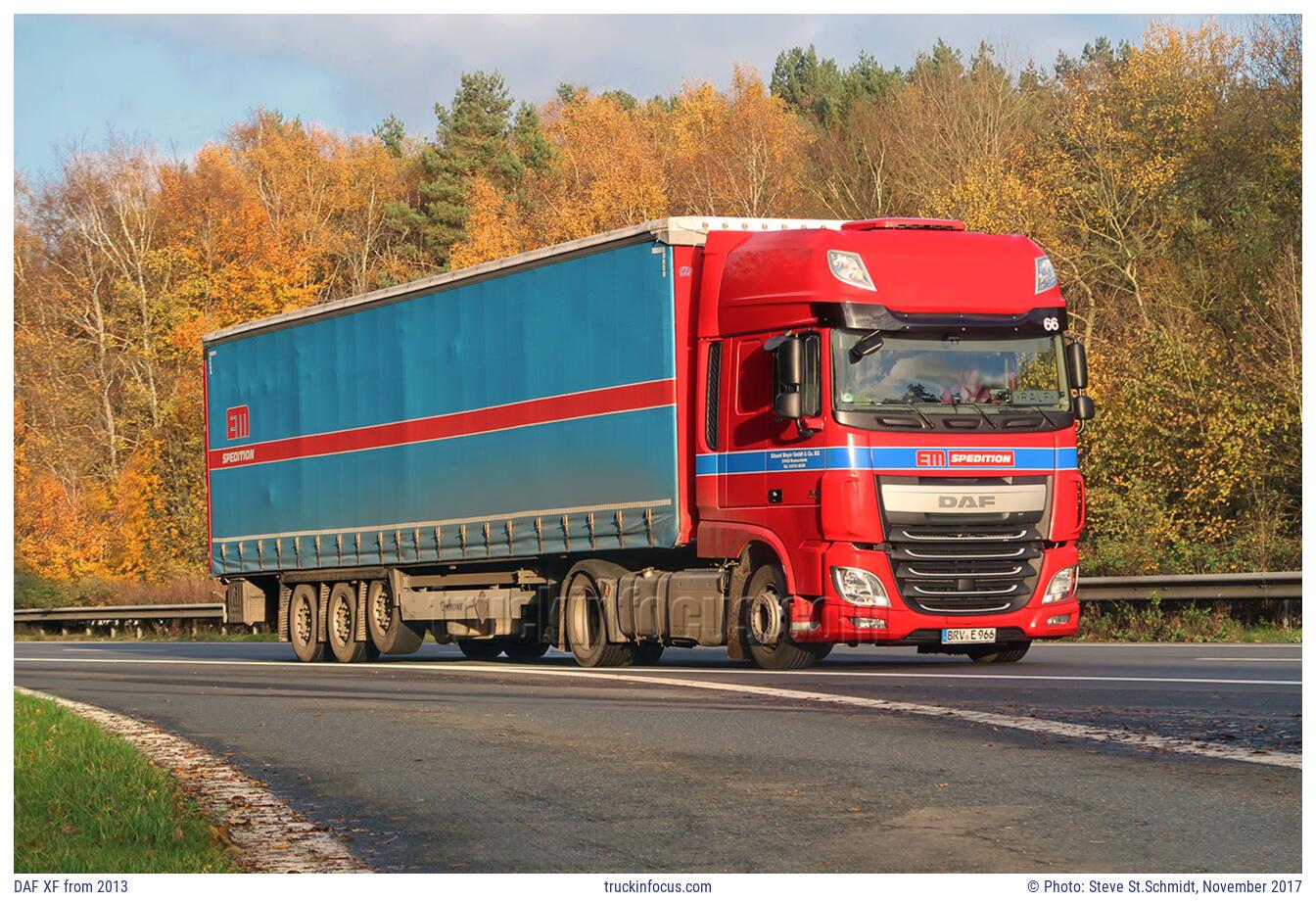 DAF XF from 2013 Photo November 2017