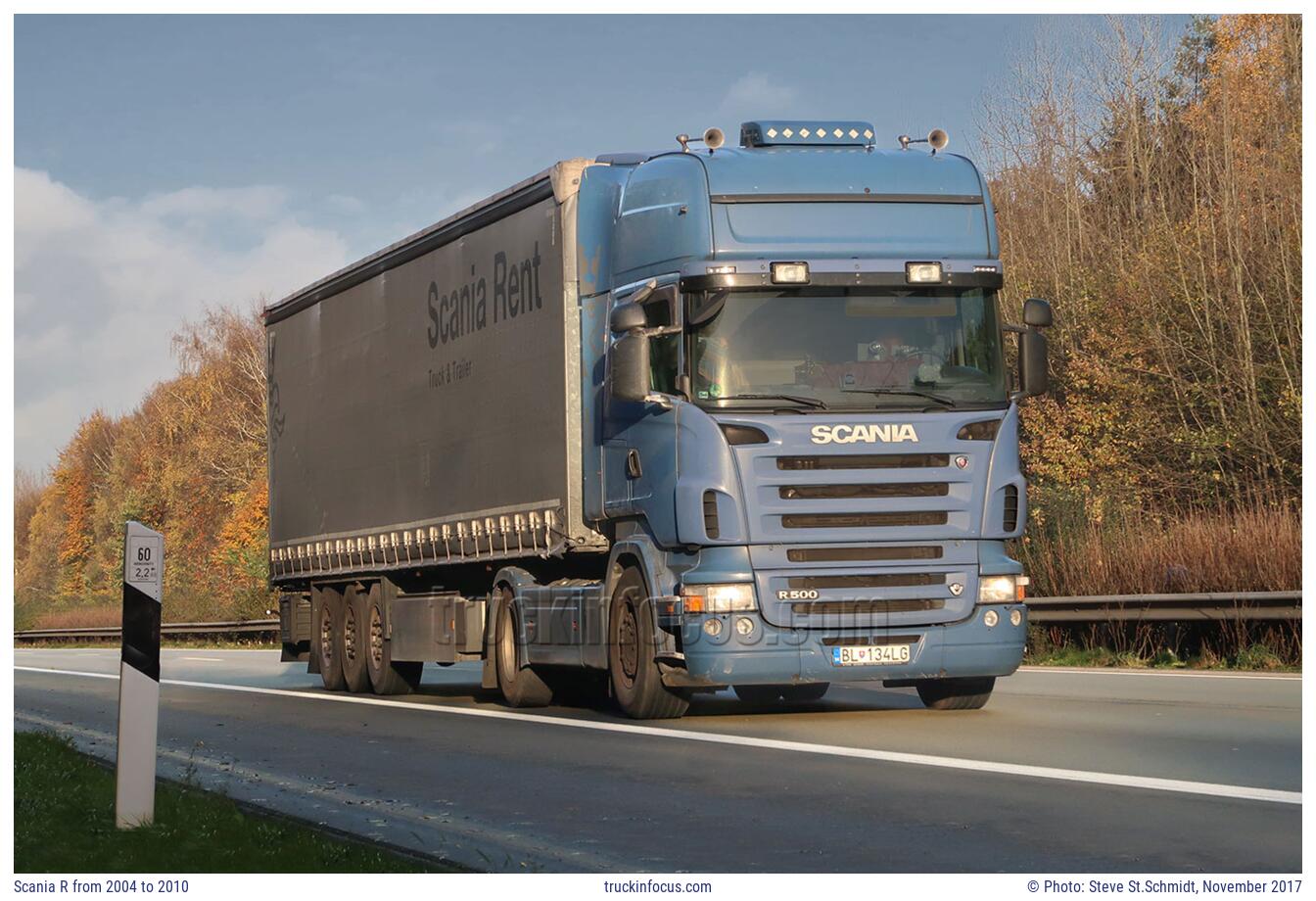 Scania R from 2004 to 2010 Photo November 2017