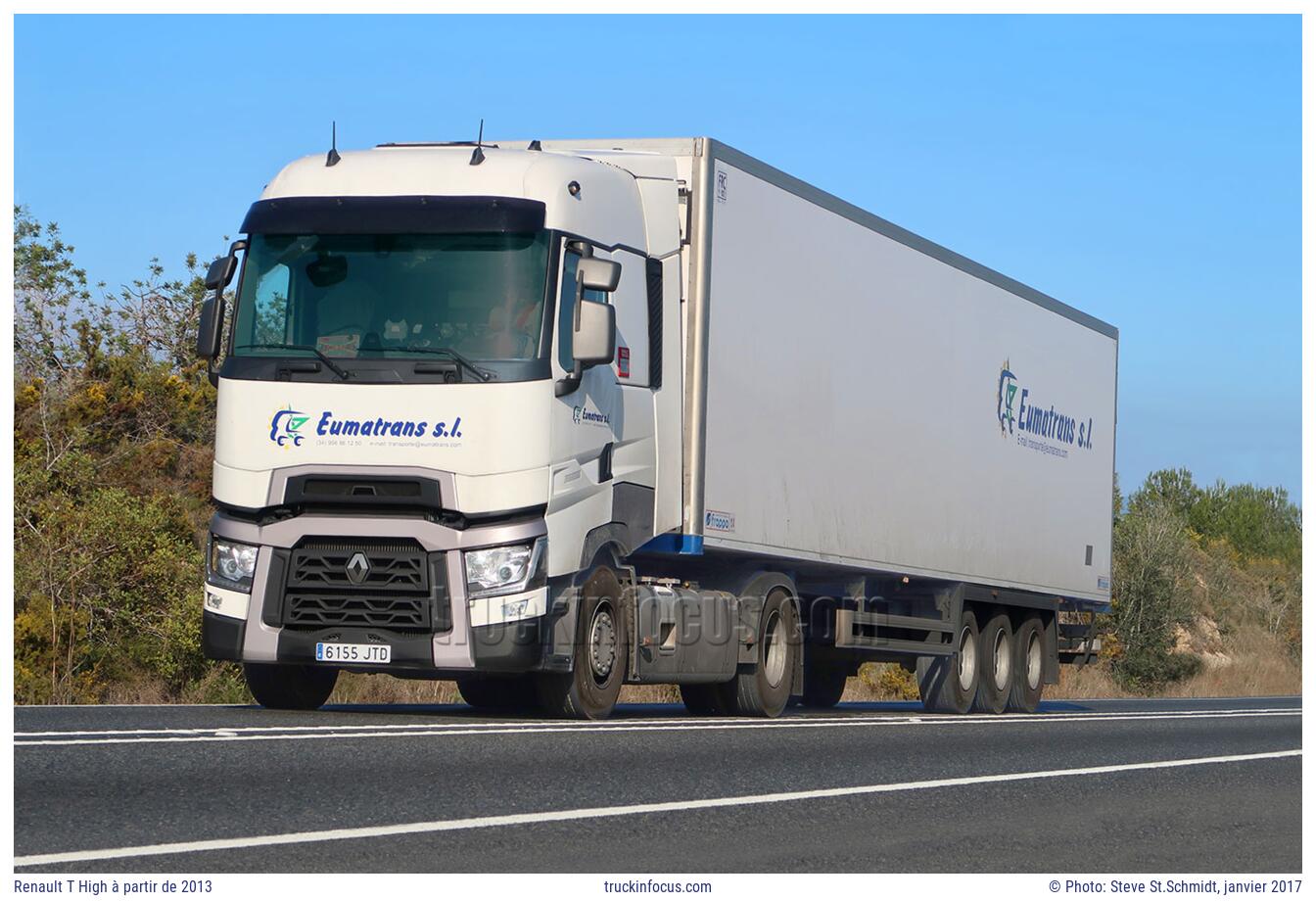 Renault T High à partir de 2013 Photo janvier 2017