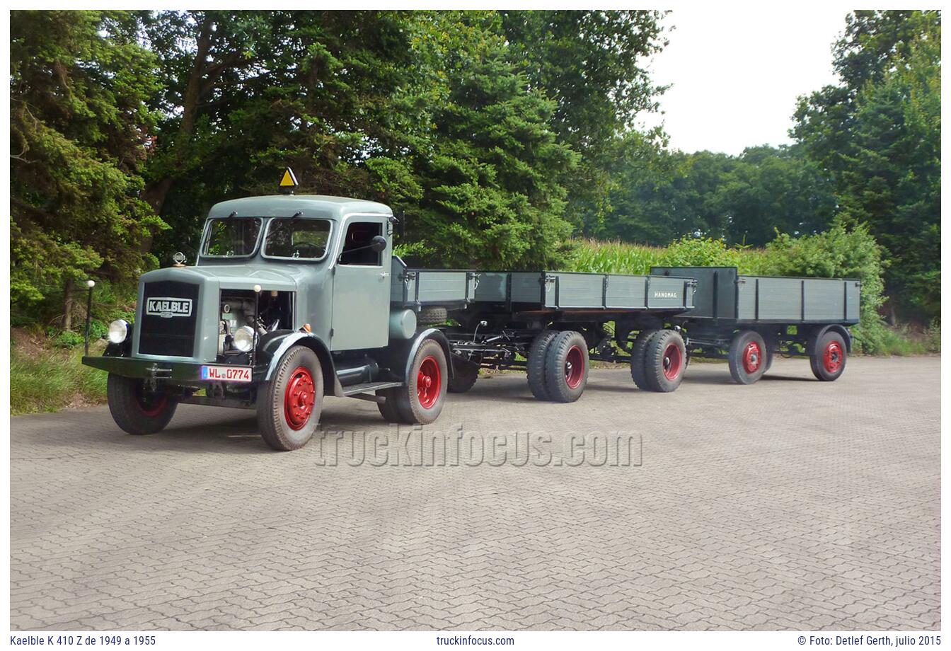 Kaelble K 410 Z de 1949 a 1955 Foto julio 2015