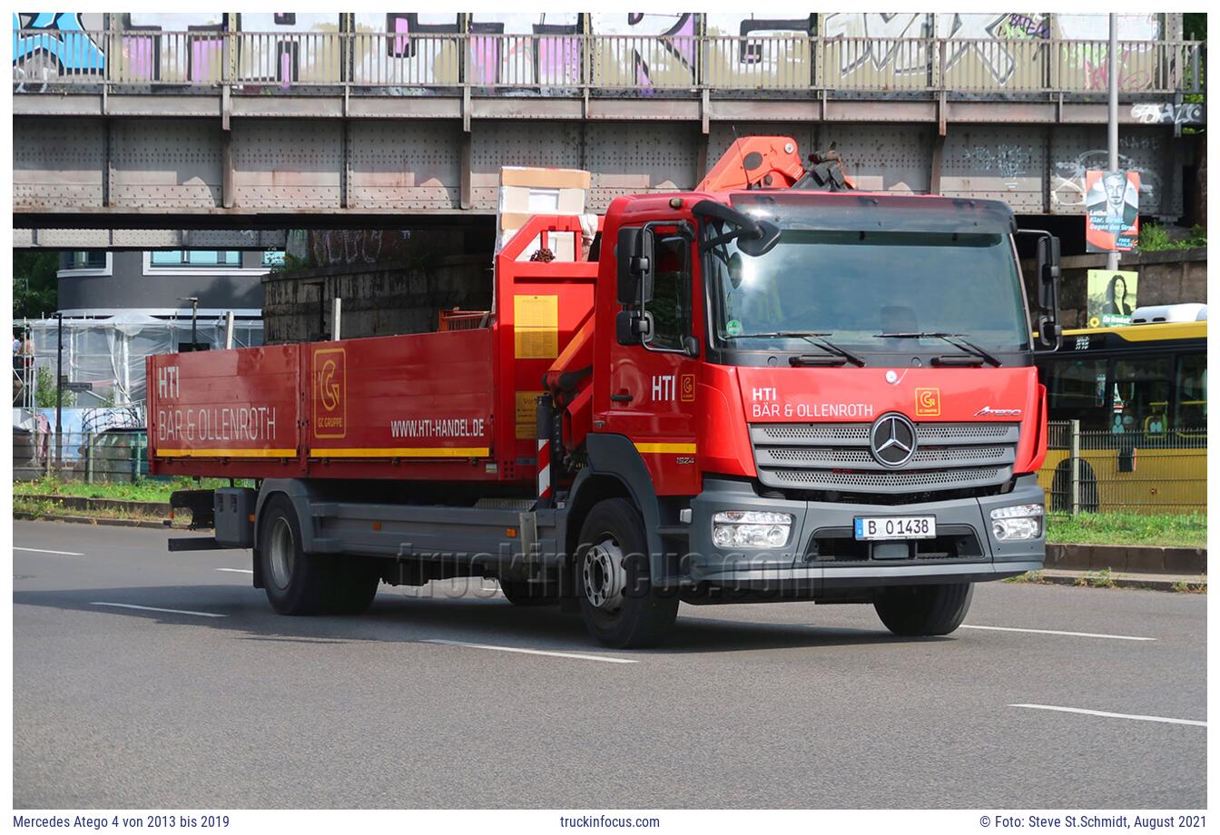 Mercedes Atego 4 von 2013 bis 2019 Foto August 2021