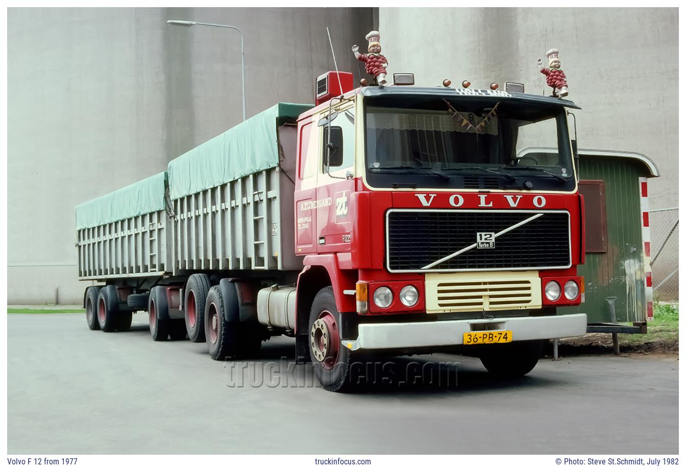 Volvo F 12 from 1977 Photo July 1982