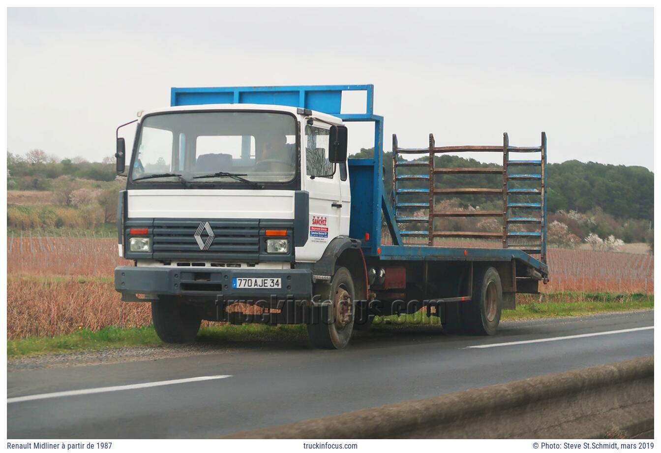 Renault Midliner à partir de 1987 Photo mars 2019