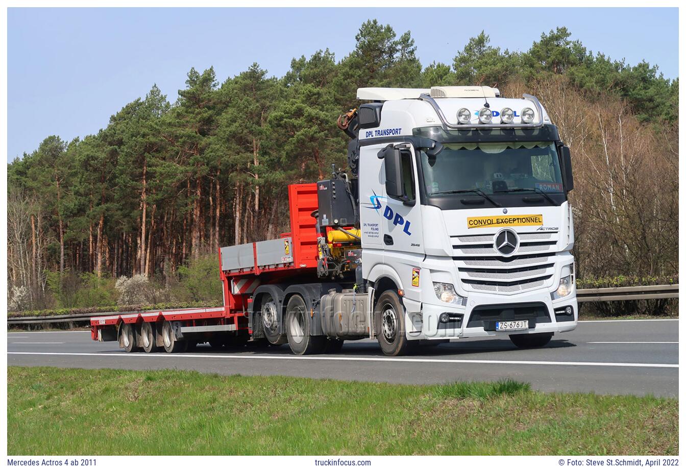 Mercedes Actros 4 ab 2011 Foto April 2022