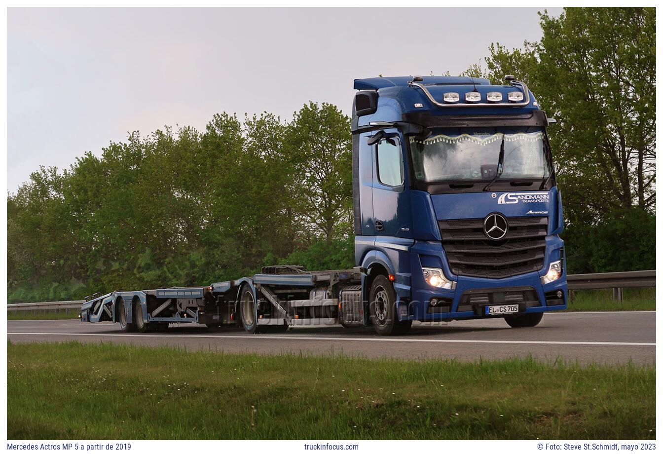 Mercedes Actros MP 5 a partir de 2019 Foto mayo 2023