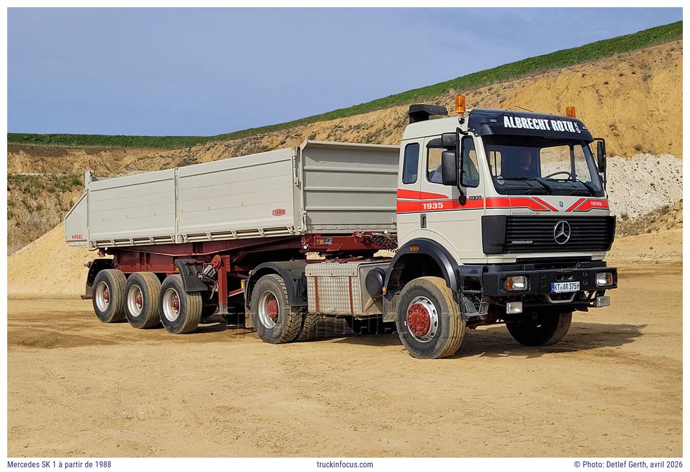 Mercedes SK 1 à partir de 1988 Photo avril 2026