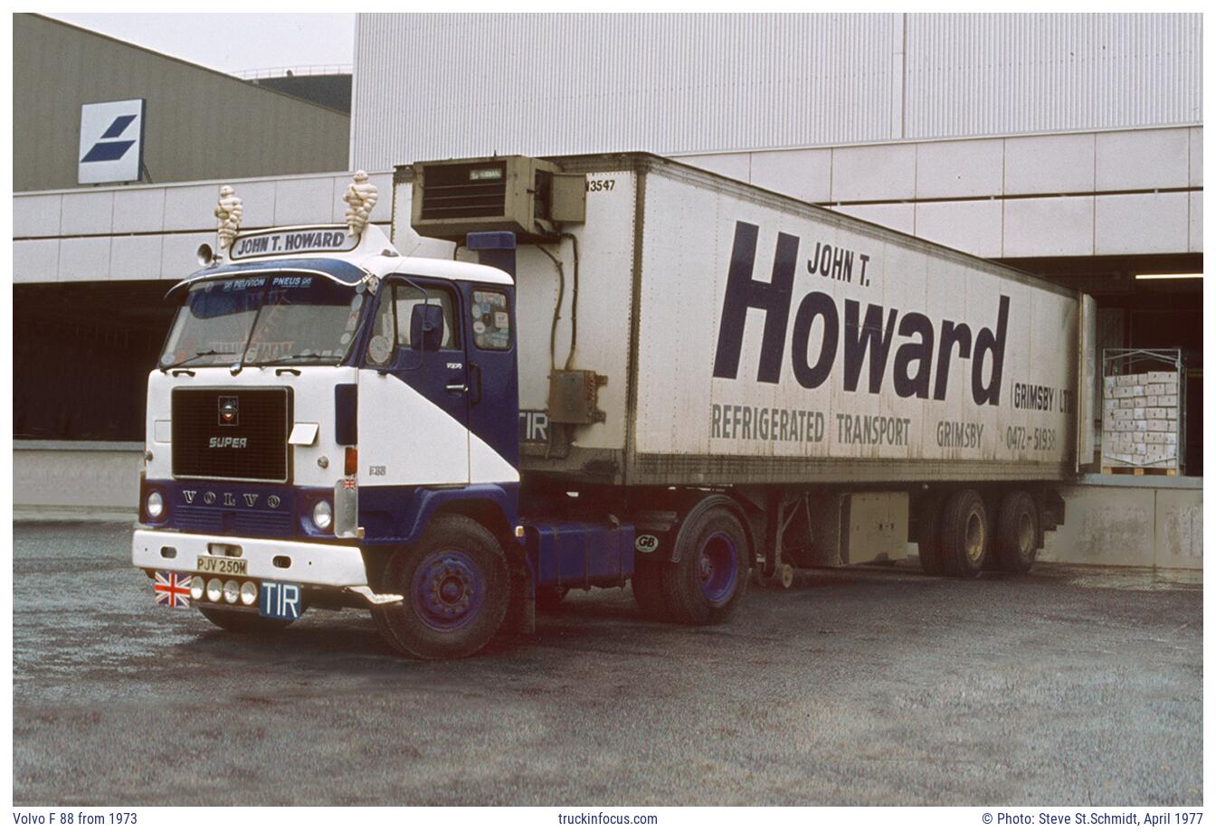Volvo F 88 from 1973 Photo April 1977