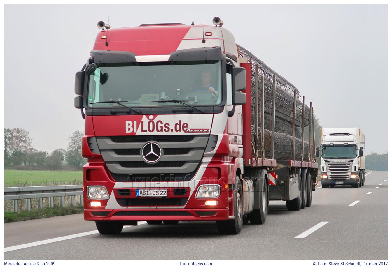 Mercedes Actros 3 ab 2009 Foto Oktober 2017